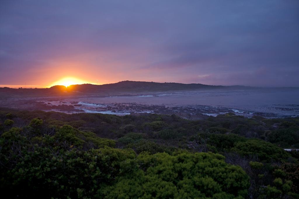 Schulphoek Seafront House Hermanus Zewnętrze zdjęcie Sunset over the town of Port Lincoln